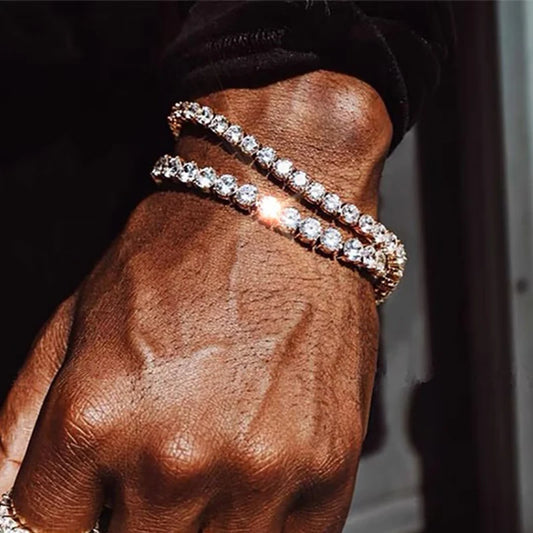 Iced Out Tennis Bracelet for Men